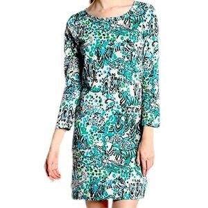 Lilly Pulitzer Corine Dress Sea Oats Escapades in the Everglades, Size Medium
